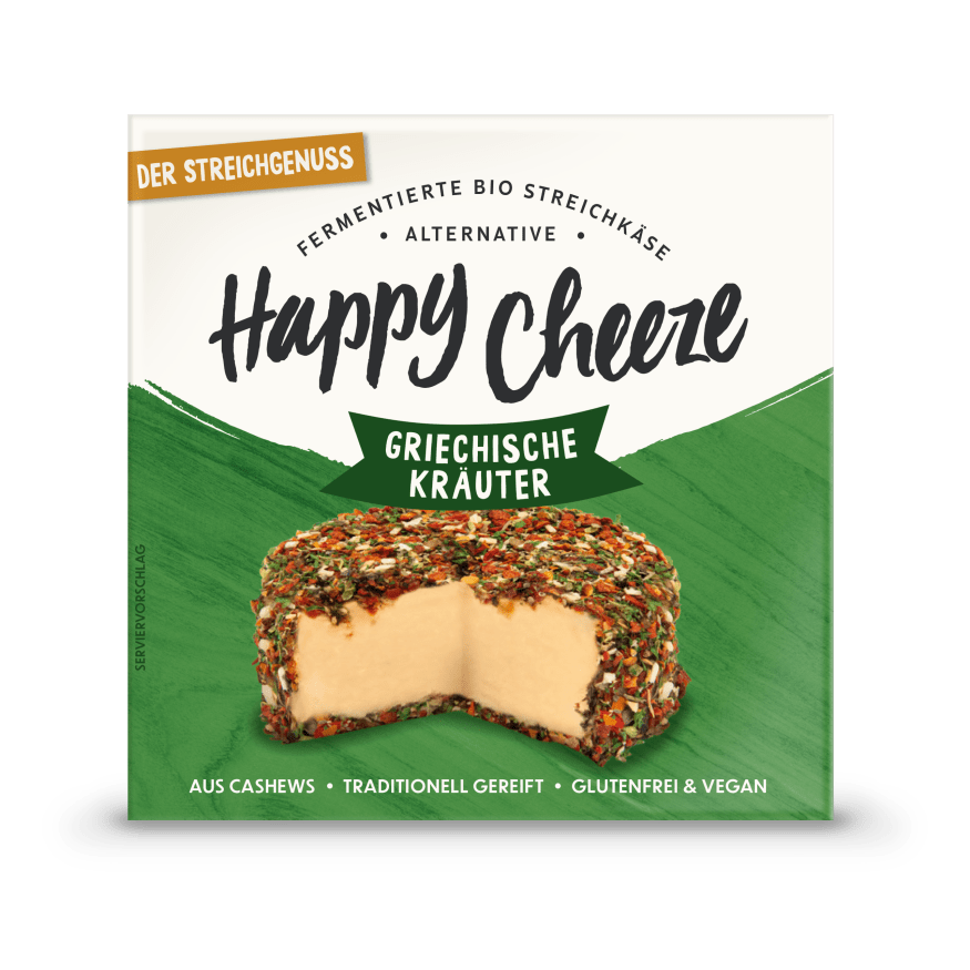 Bio Happy Cheeze Der Streichgenuss Griechische Kräuter 100g - Veganz Shop