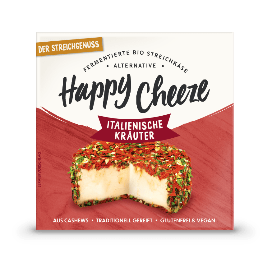 Bio Happy Cheeze Der Streichgenuss Italienische Kräuter 100g - Veganz Shop