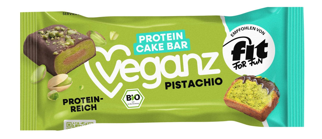 Bio Veganz Protein Cake Bar Pistachio 45g - Veganz Shop