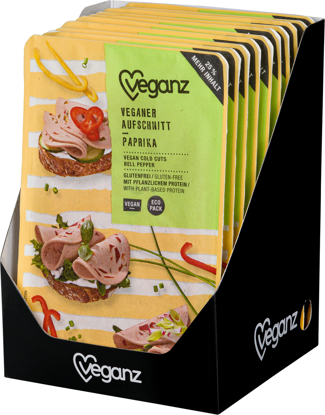 Veganz Veganer Aufschnitt Paprika 100g