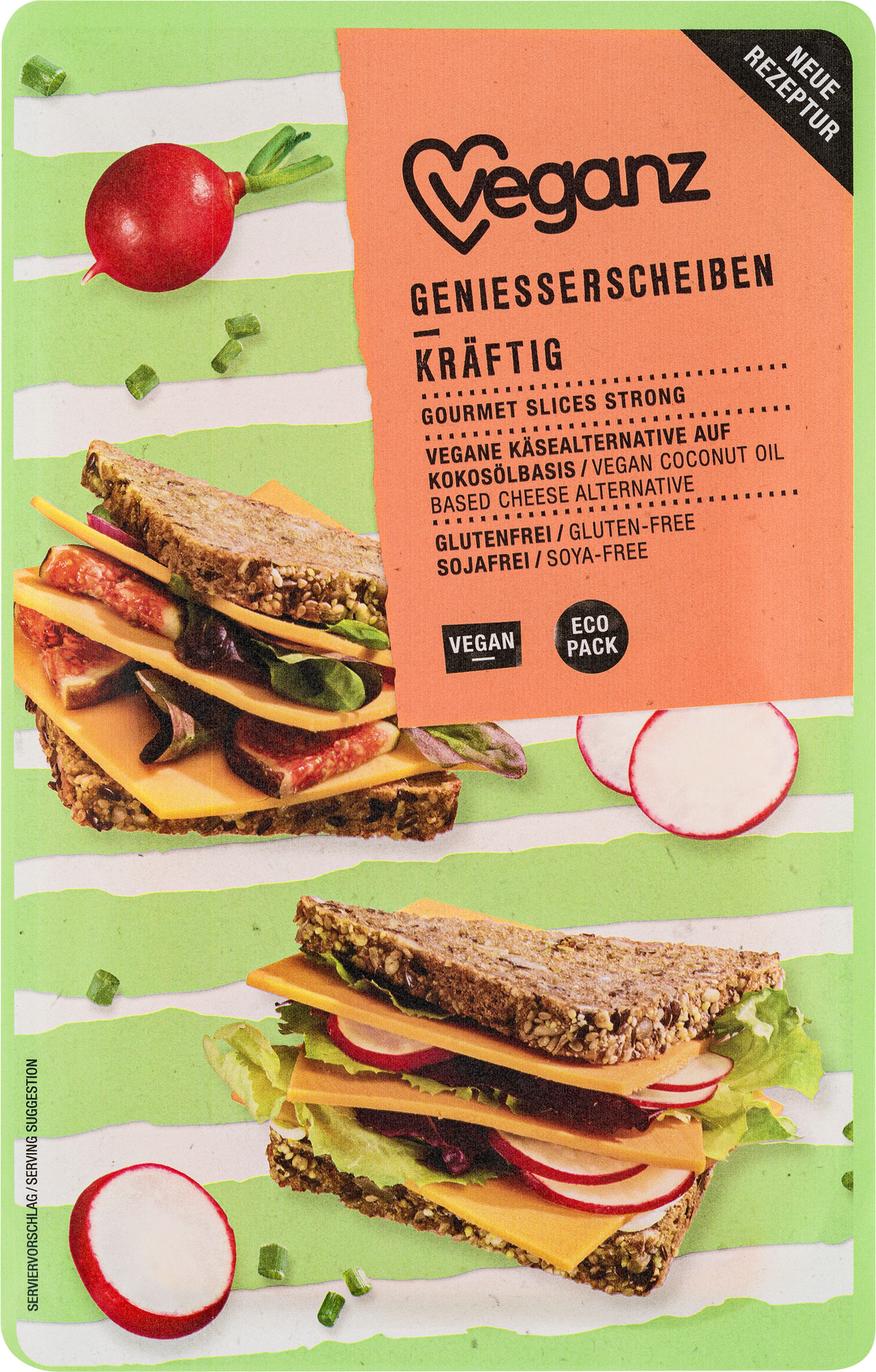 Veganz Genießerscheiben Kräftig 125g