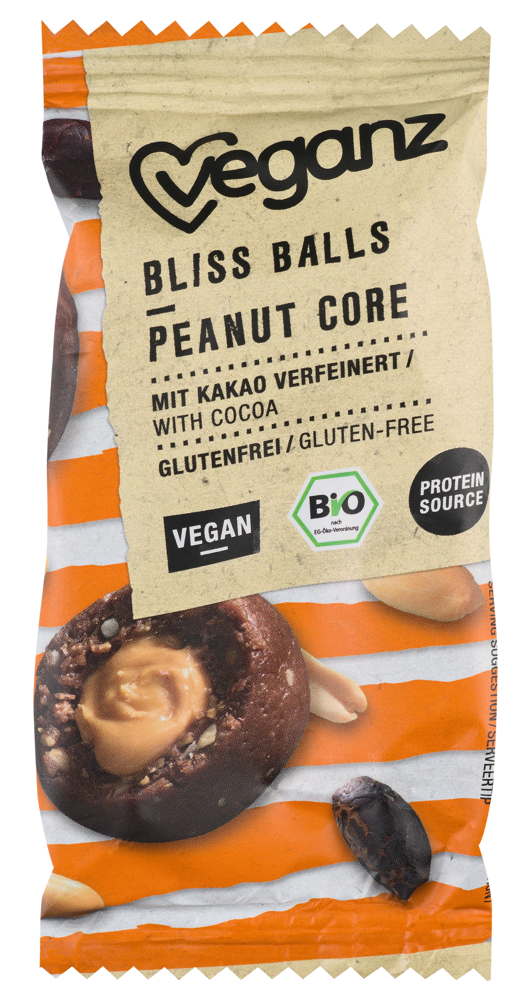 Bio Veganz Bliss Balls Peanut Core 40g