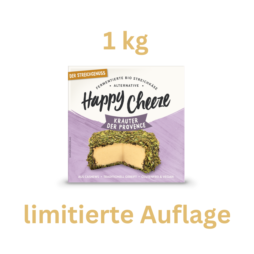 Happy Cheeze Bio La gourmandise à tartiner Herbes de Provence 1kg