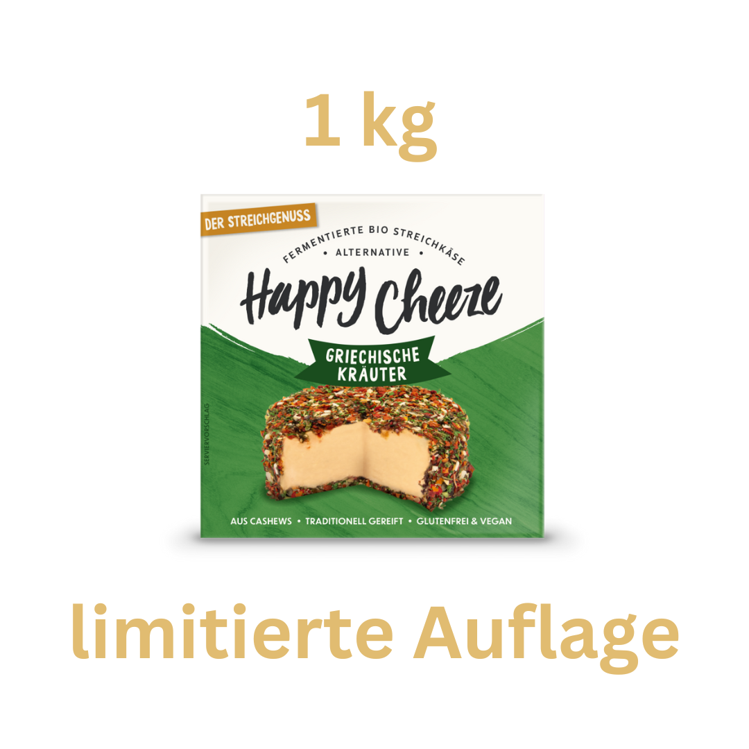 Bio Happy Cheeze Der Streichgenuss Griechische Kräuter 1kg