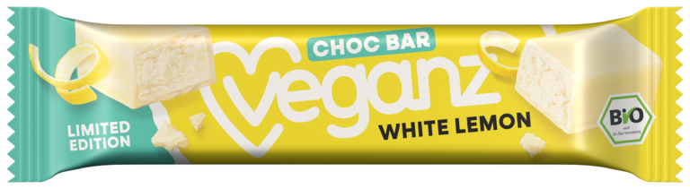 Bio Veganz Choc Bar White Lemon 40g