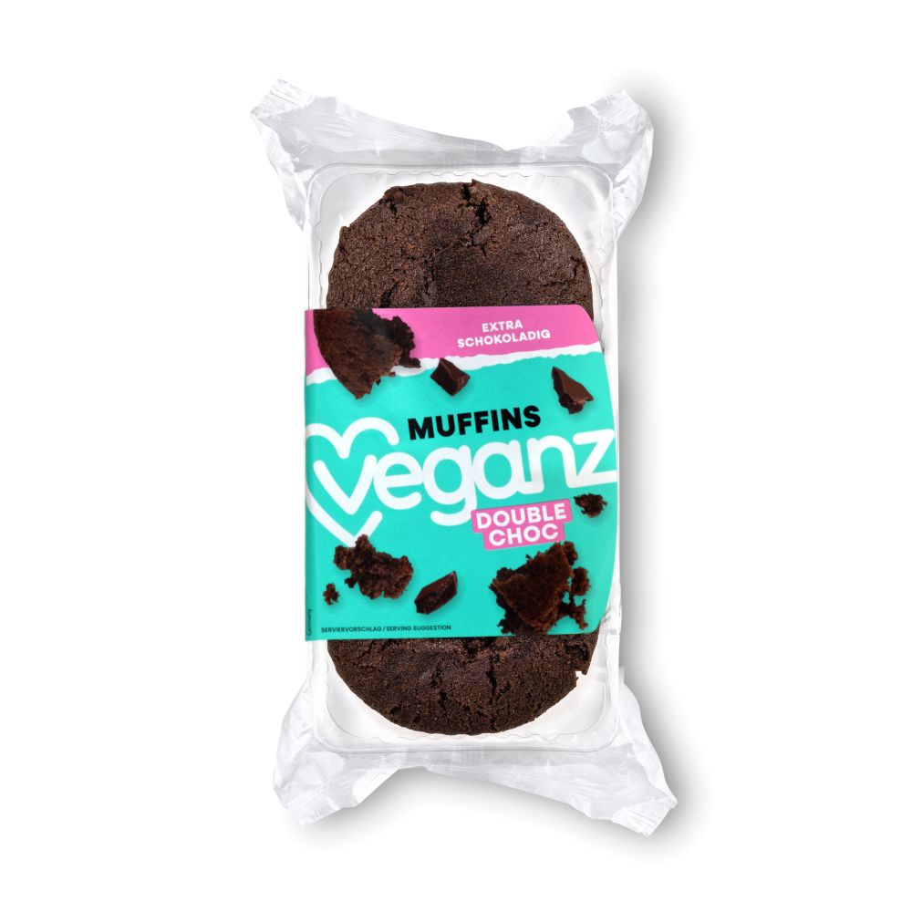 Veganz Muffins Double Choc 150g fecha de consumo preferente