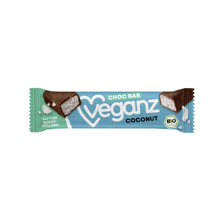 Bio Veganz Choc Bar Coconut 40g - Veganz Shop