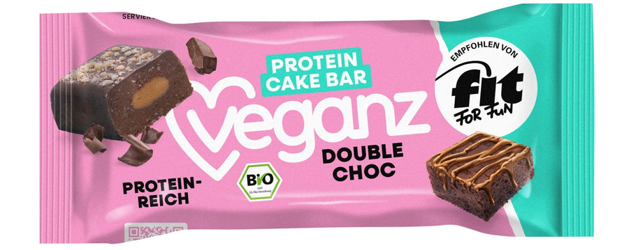 Bio Veganz Protein Cake Bar Double Choc 45g - Veganz Shop
