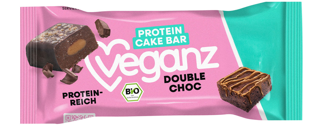 Bio Veganz Protein Cake Bar Double Choc 45g - Veganz Shop