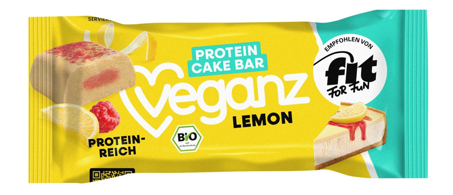 Bio Veganz Protein Cake Bar Lemon 45g - Veganz Shop