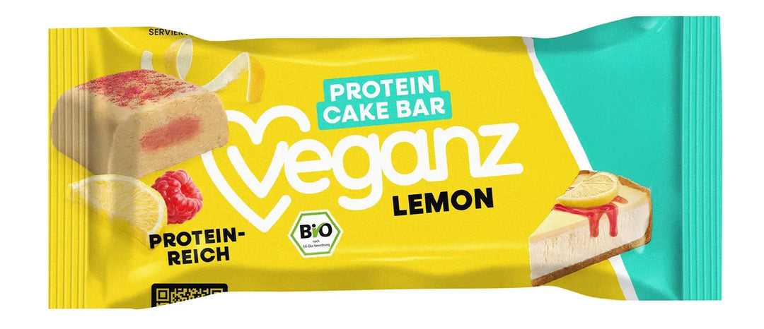 Bio Veganz Protein Cake Bar Lemon 45g - Veganz Shop