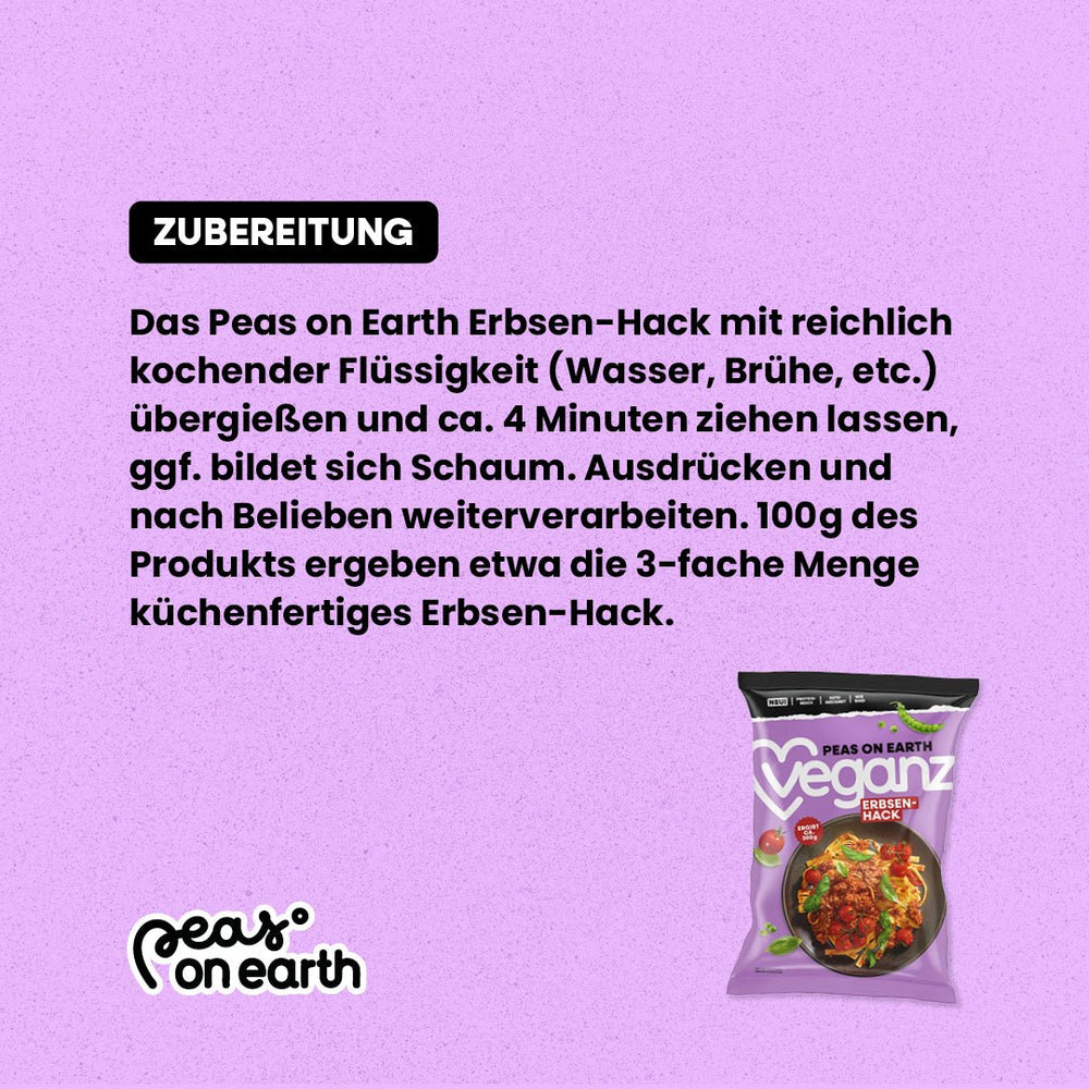 Peas on Earth im Doppel - Pack Box exklusiv - Veganz Shop