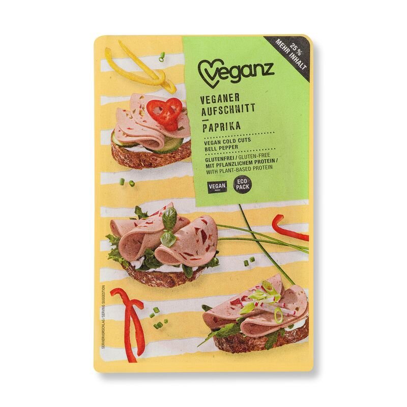Veganz Veganistische vleeswaren paprika 100g