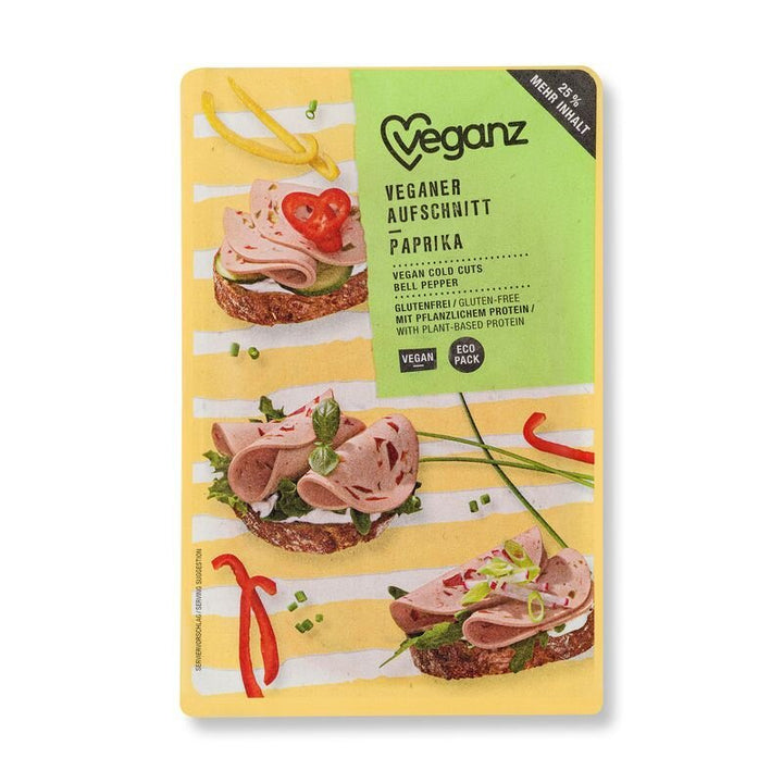 Our cold cuts duo Veganz vegan cold cuts peppers & natural 100g each