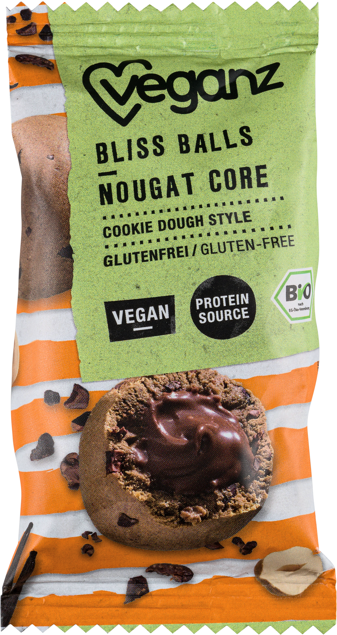 Organic Veganz Bliss Balls Nougat Core 40g